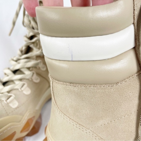 Jimmy Choo x Diamond Hike Barley Crosta Suede Hiking Boot Sneaker Tan Casual - Picture 6 of 12